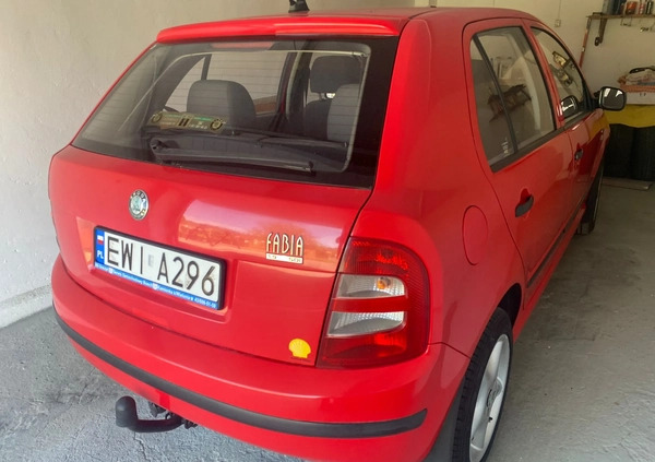 Skoda Fabia cena 7500 przebieg: 351000, rok produkcji 2000 z Dobrzyca małe 7